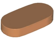 LEGO 1126 - Dlaždice, kulatá 1 x 2 oválná