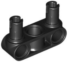 LEGO 2393 - Technic, Kolmý konektor 3L se 2 kolíky