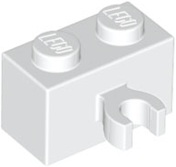LEGO 30237b - Brick, Modified 1 x 2 with Open O Clip Thick (Vertical Grip)