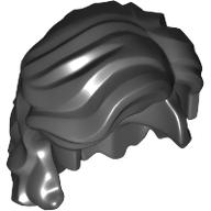 LEGO 35494 - Minifigurka, Vlasy střední délky, vlnité, s pěšinou uprostřed a bočními prameny