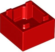 LEGO 35700 - Kontejner, krabice 2 x 2 x 1 - horní otvor s plochým vnitřním dnem