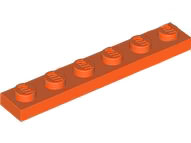 LEGO 3666 - Dlaždice 1 x 6