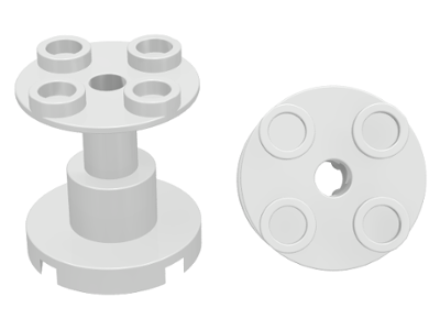 LEGO 3940b - Podpěra stojanu 2 x 2 x 2 s kompletním otvorem