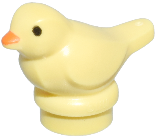 LEGO 41835pb02 - Ptáček, malý s černýma očima a oranžovým zobákem