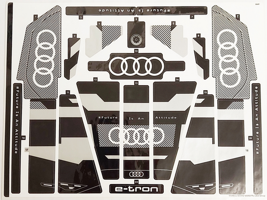 LEGO 42160stk01 - Aršík samolepek pro sadu 42160, List 1 - (10101062/6415927)