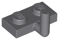 LEGO 4623b - Upravený dlaždice 1 x 2 s ramenem nahoře (horizontální rameno 5 mm)