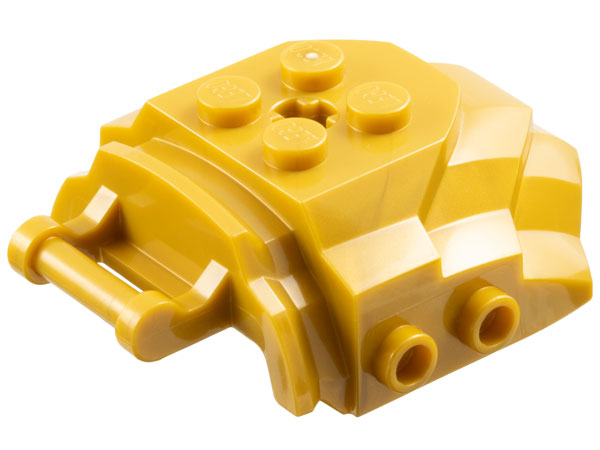 LEGO 4986 - Přední část kokpitu 4 x 5 x 2 s madlem a cvočky po stranách
