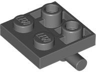 LEGO 5066 - Upravený dlaždice 2 x 2 s lištou na spodní straně