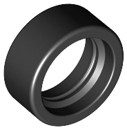 LEGO 50945 - Pneumatika 14 mm Š x 6 mm Plná hladká