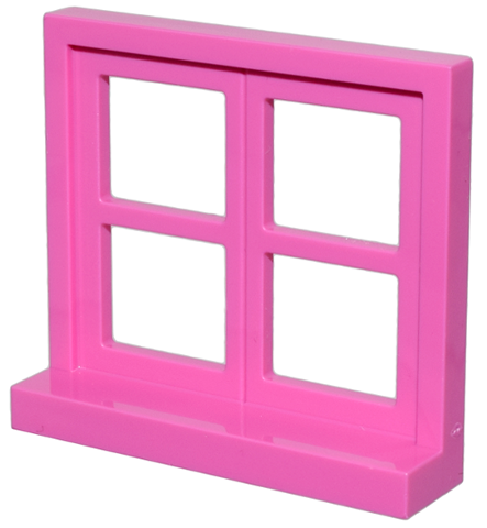 LEGO 5259 - Okno 1 x 4 x 3, čtvercové se 4 tabulkami a parapetem