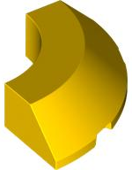 LEGO 5649 - Kostka, Zaoblený roh 4 x 4 se sklonem 45 stupňů bez výstupků