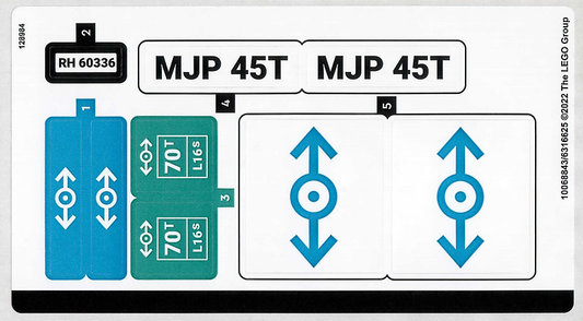 LEGO 60336stk01 - Aršík samolepek pro sadu 60336 - (10068843/6316625)