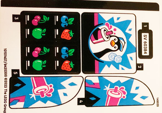 LEGO 60384stk01 - Aršík samolepek pro sadu 60384 - (10101457/6420300)