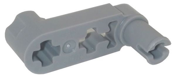 LEGO 61408 - Technic, Zvedací rameno, Upravená klika / Čep 1 x 3 - Otvory pro nápravu a čtvercový otvor pro čep