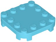 LEGO 66792 - Upravený dlaždice 4 x 4 se zaoblenými rohy a 4 nožičkami