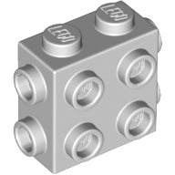 LEGO 67329 - Kostka, upravená 1 x 2 x 1 2/3 s výstupky na bocích a koncích