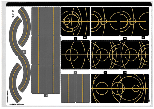 LEGO 75385stk01 - Aršík samolepek pro sadu 75385 - (10108892/6488506)