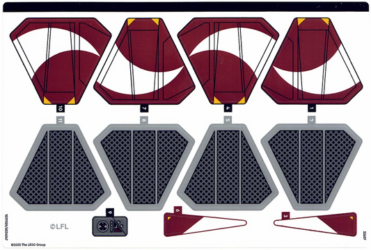 LEGO 75401stk01 - Aršík samolepek pro sadu 75401 - (10111159/6524547)