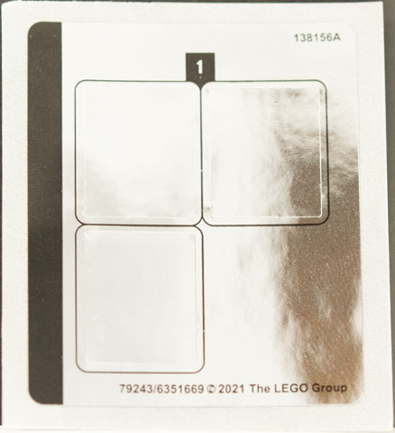 LEGO 76386stk01 - Aršík samolepek pro sadu 76386, Zrcadlené - (79243/6351669)