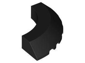 LEGO 76795 - Kostka, zaoblený roh 5 x 5 se sklonem 45 stupňů bez výstupků