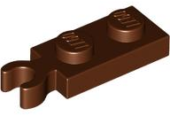 LEGO 78256 - Upravený dlaždice 1 x 2 s klipem na konci (vertikální úchop)