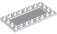 LEGO 83496 - Dlaždice, upravená obrácená 4 x 8 s výstupky na hranách