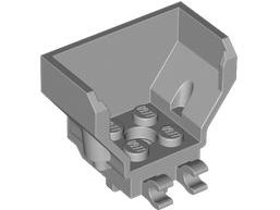 LEGO 98876 - Kokpit 4 x 2 x 3 s otvorem pro kolík a 2 klipy