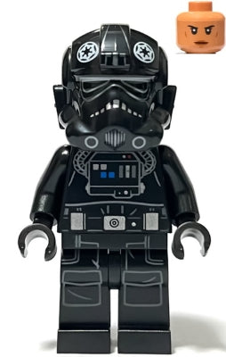 LEGO sw1260 - Pilotka imperiální stíhačky TIE / stíhačky - žena, hlava s nugátem