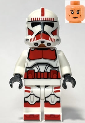 LEGO sw1305 - Klonovaný úderný vojín, Coruscantská stráž (Fáze 2) - Nougat Head