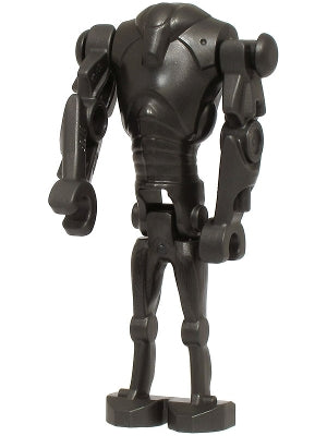 LEGO sw1321 - Super bitevní droid - perleťově tmavě šedá, úzká hlava, světlý prolis na hrudi