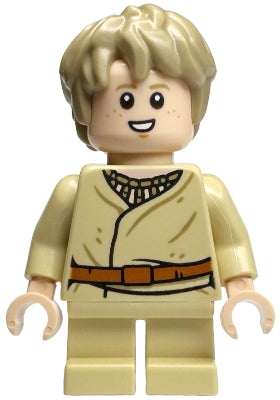 LEGO sw1332 - Anakin Skywalker - Krátké nohy, husté rozcuchané vlasy
