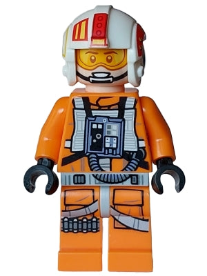 LEGO sw1359 - Pilot rebelů - Helma s černými symboly Rebelské aliance