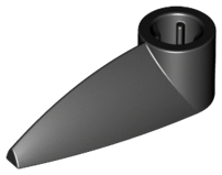 LEGO x346 - Bionicle 1 x 3 zub s otvorem pro nápravu (Bohrokovo oko)