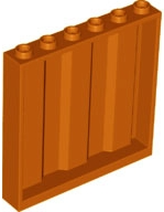 LEGO 23405 - Panel 1 x 6 x 5 s vlnitým profilem