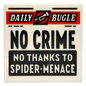 LEGO 3068pb1732 - Dlaždice 2 x 2 s novinami 'DAILY BUGLE' a vzorem 'NO CRIME NO THANKS TO SPIDER-MENACE'