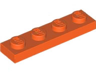 LEGO 3710 - Dlaždice 1 x 4