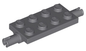 LEGO 40687 - Upravený dlaždice 2 x 4 s kolíky a silnými vyztuženými podpěrami