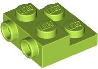 LEGO 4304 - Plate, Modified 2 x 2 x 2/3 with 2 Studs on Side - Hollow Bottom Tube