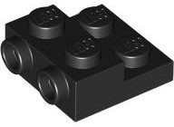 LEGO 4304 - Plate, Modified 2 x 2 x 2/3 with 2 Studs on Side - Hollow Bottom Tube