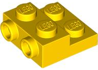 LEGO 4304 - Plate, Modified 2 x 2 x 2/3 with 2 Studs on Side - Hollow Bottom Tube