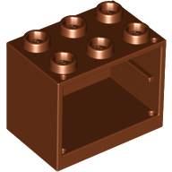 LEGO 4532b - Kontejner, Skříň 2 x 3 x 2 - Duté výstupky