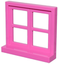LEGO 5259 - Okno 1 x 4 x 3, čtvercové se 4 tabulkami a parapetem