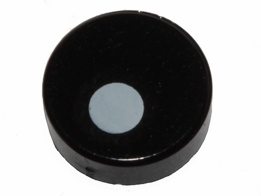 LEGO Part 98138pb097 - Tile, Round 1 x 1 with Small White Circle / Eye Pupil Offset Pattern