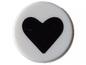 LEGO Part 98138pb362 - Tile, Round 1 x 1 with Black Heart Pattern