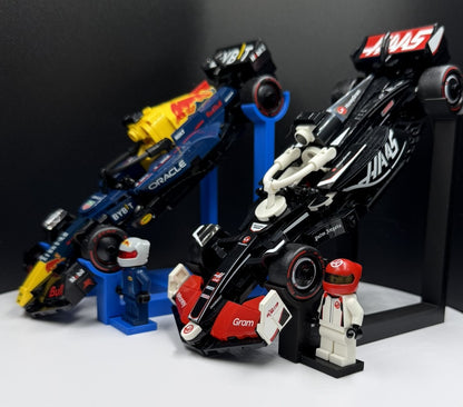 LEGO Speed Champions F1 Display Stand s držákem pro minifigurku –  stojan pro Formula 1 vozy