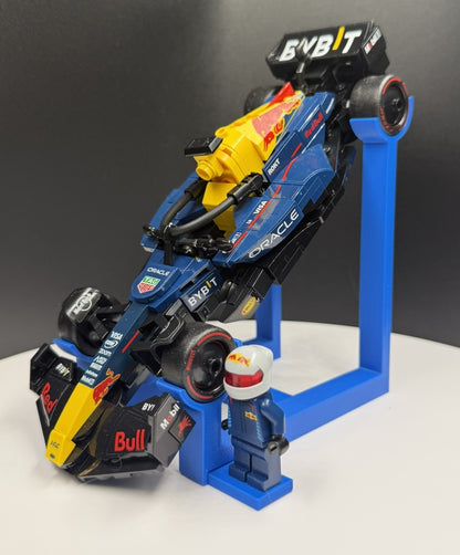LEGO Speed Champions F1 Display Stand s držákem pro minifigurku –  stojan pro Formula 1 vozy
