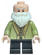 LEGO hp524 - Profesor Filius Flitwick - Olivově zelený oblek, černé krátké nohy