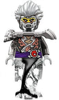 LEGO njo901 - Cinder - Perleťově tmavě šedé a ploché stříbrné brnění, duchí nohy