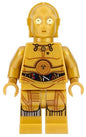 LEGO sw0700 - C-3PO - Barevné dráty, potištěné nohy